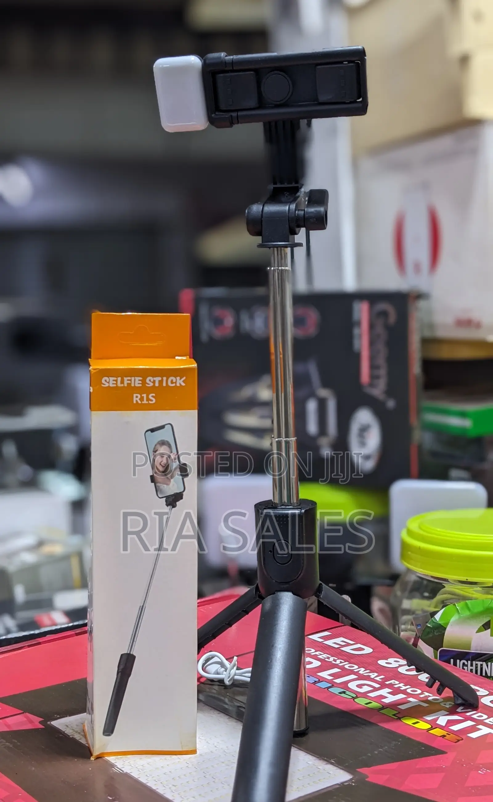 RLS Selfie Stick Tripod With Led Light