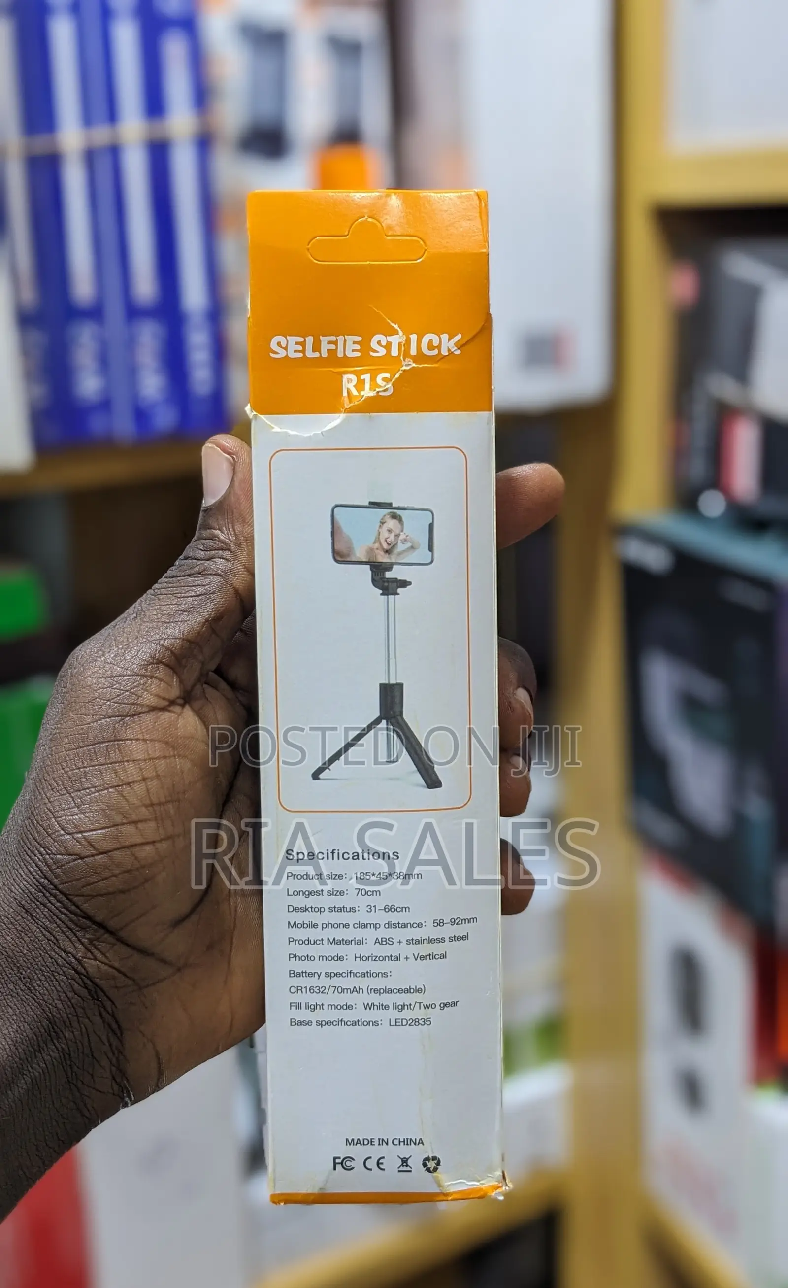 RLS Selfie Stick Tripod With Led Light