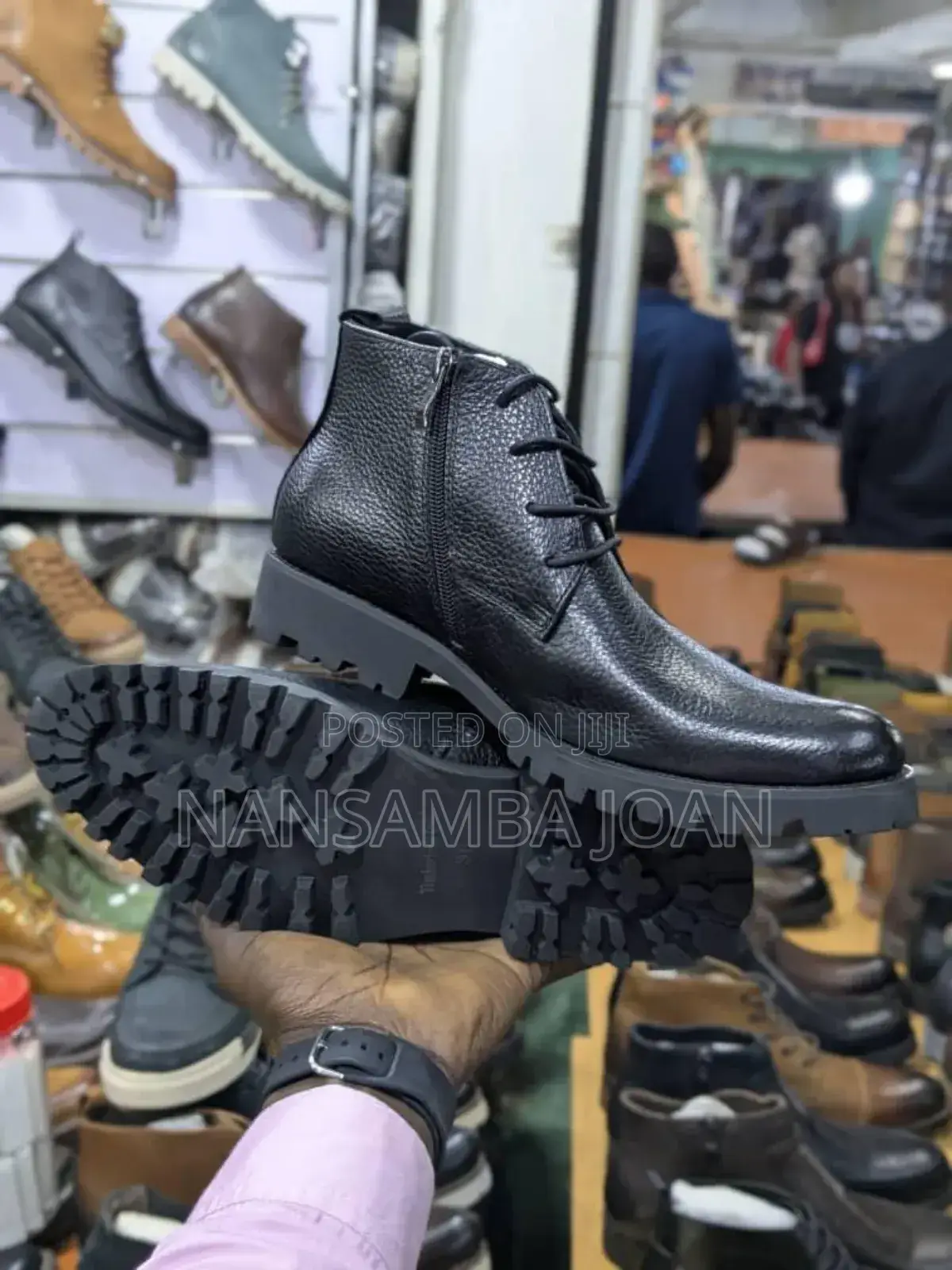 Original Men's Timberland Designer Boots -Black