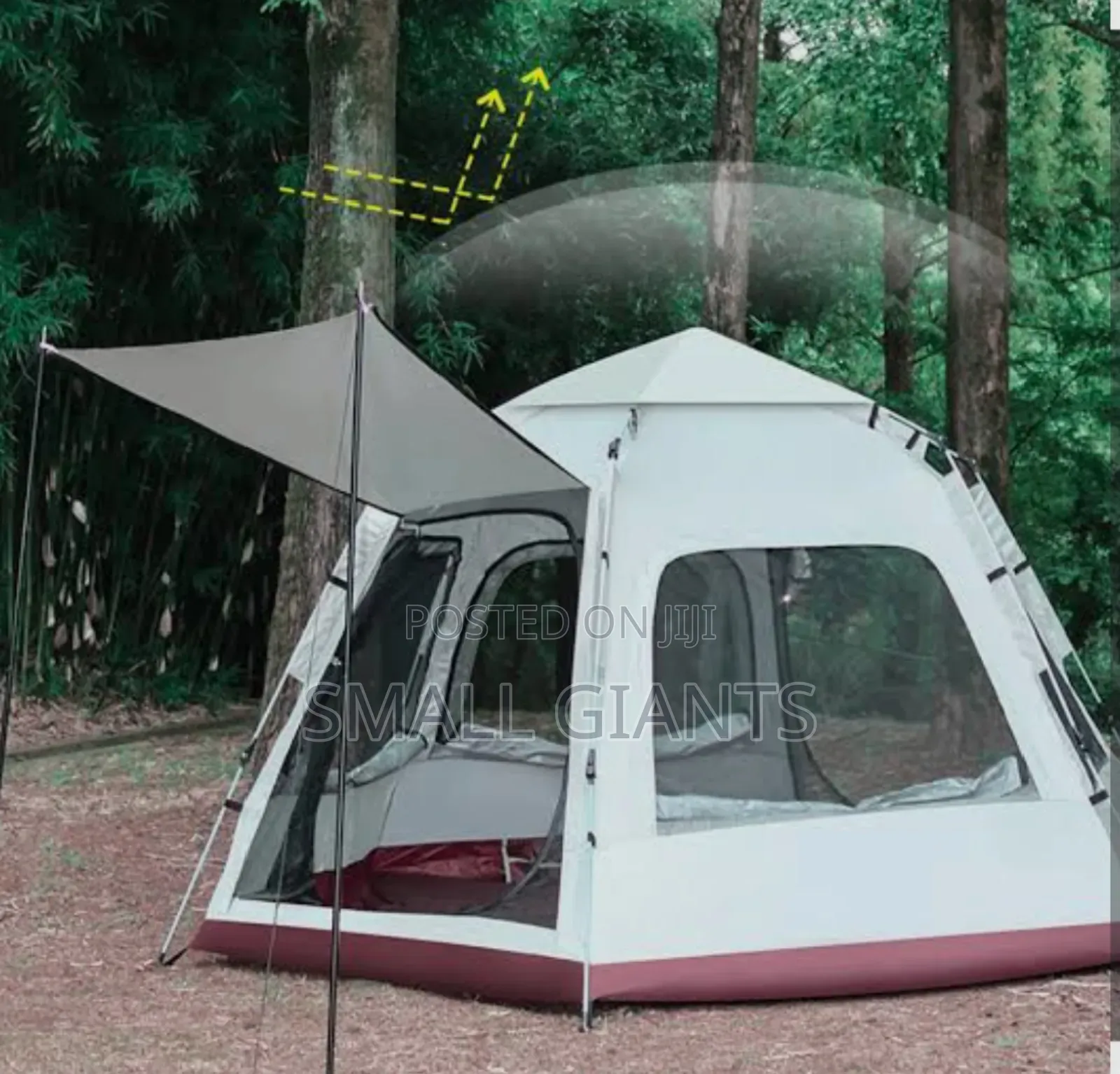 6people Hexagon Automatic Camping Tent