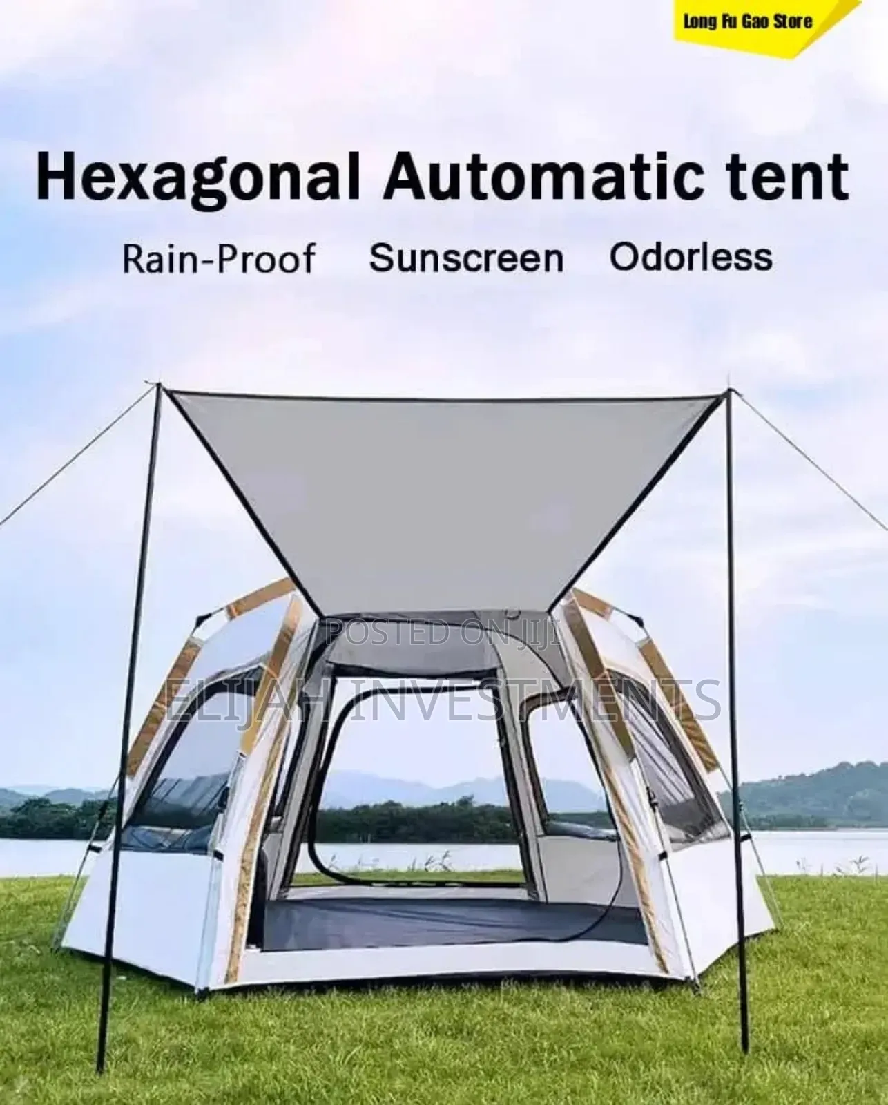 Automatic Pop Up 6 People Camping Tent