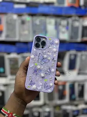 Glitter Butterfly Phone Case