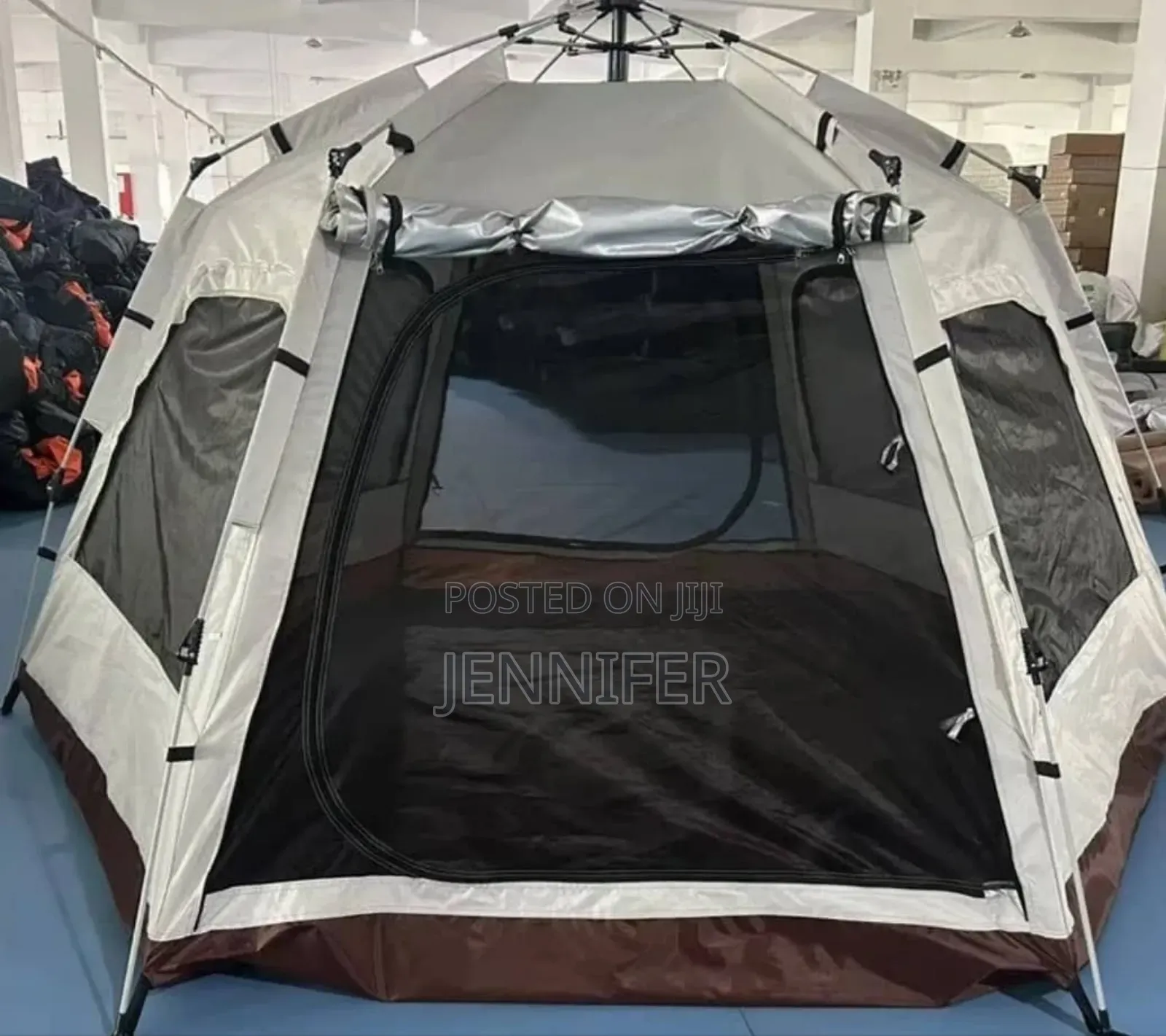 6people Hexagonal Automatic Camping Tent