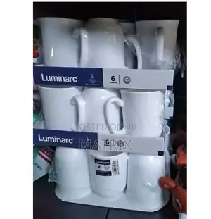 Luminarc 6pcs Set Morning Ceramic Cups for Tea/ Coffee