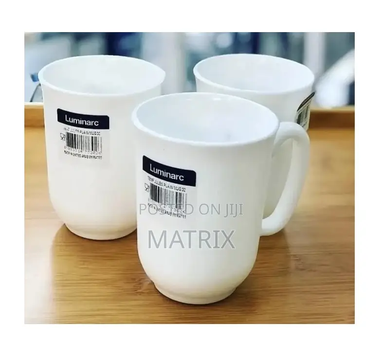 Luminarc 6pcs Set Morning Ceramic Cups for Tea/ Coffee
