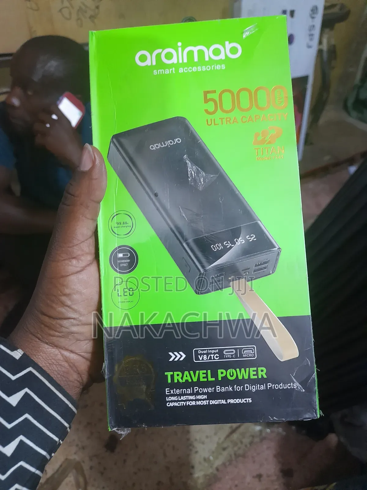 An Oraimo 50000mah Power Bank
