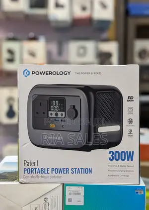 Powerology Pater I Portable Power Station 300w, Generator 236.25wh