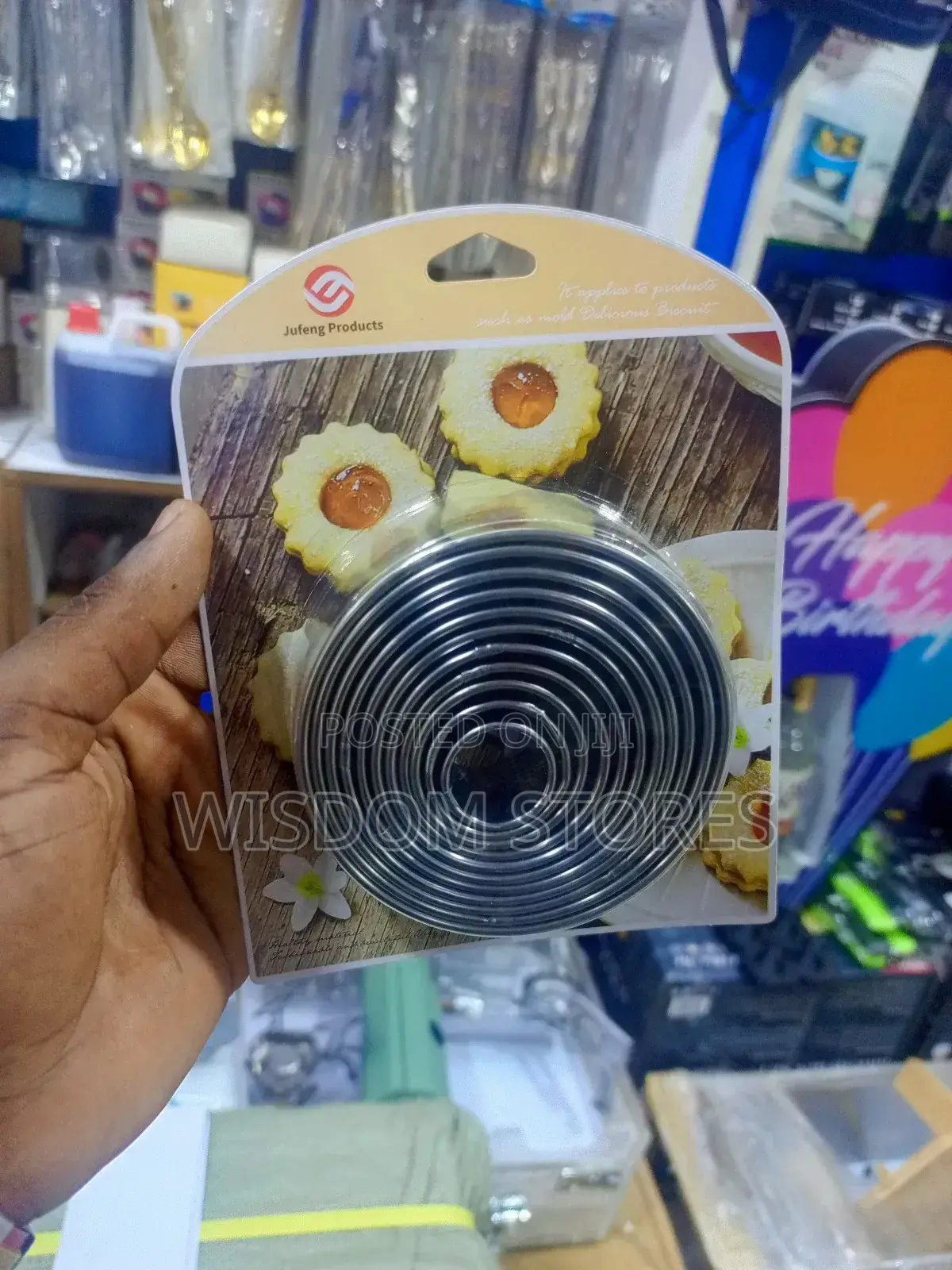 Round Stainless Steel Biscuit