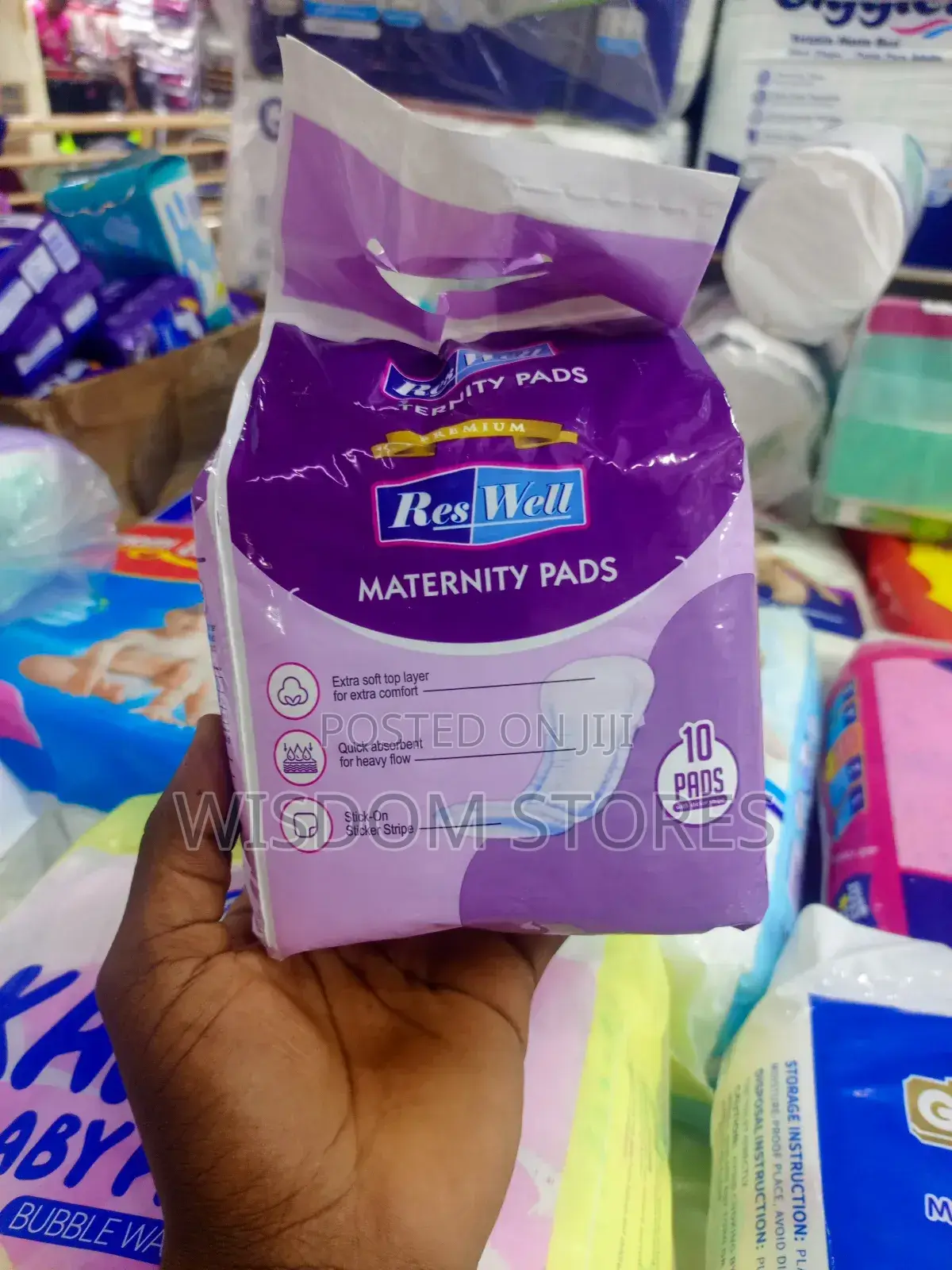Reswell Maternity Pads.