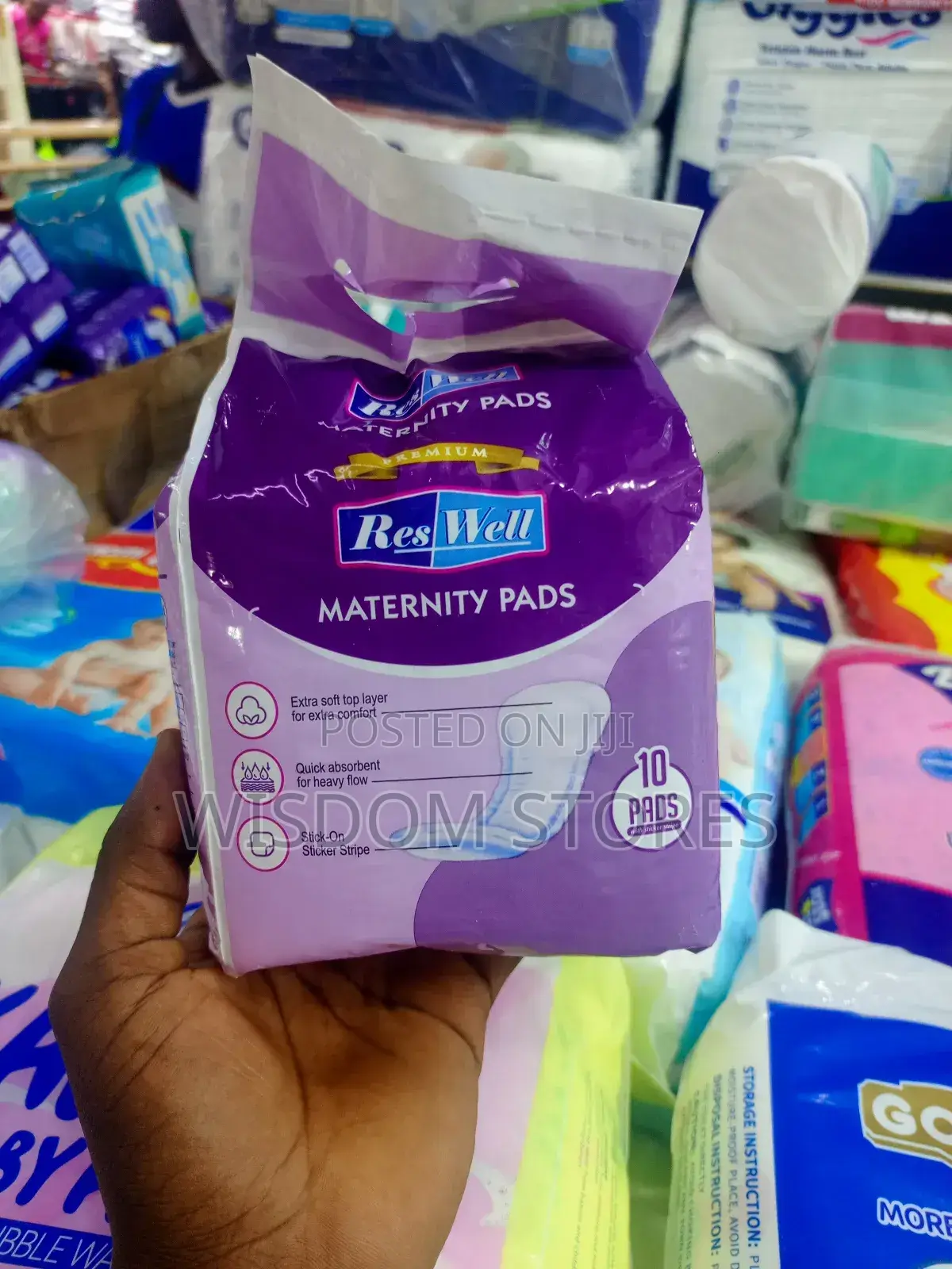 Reswell Maternity Pads.