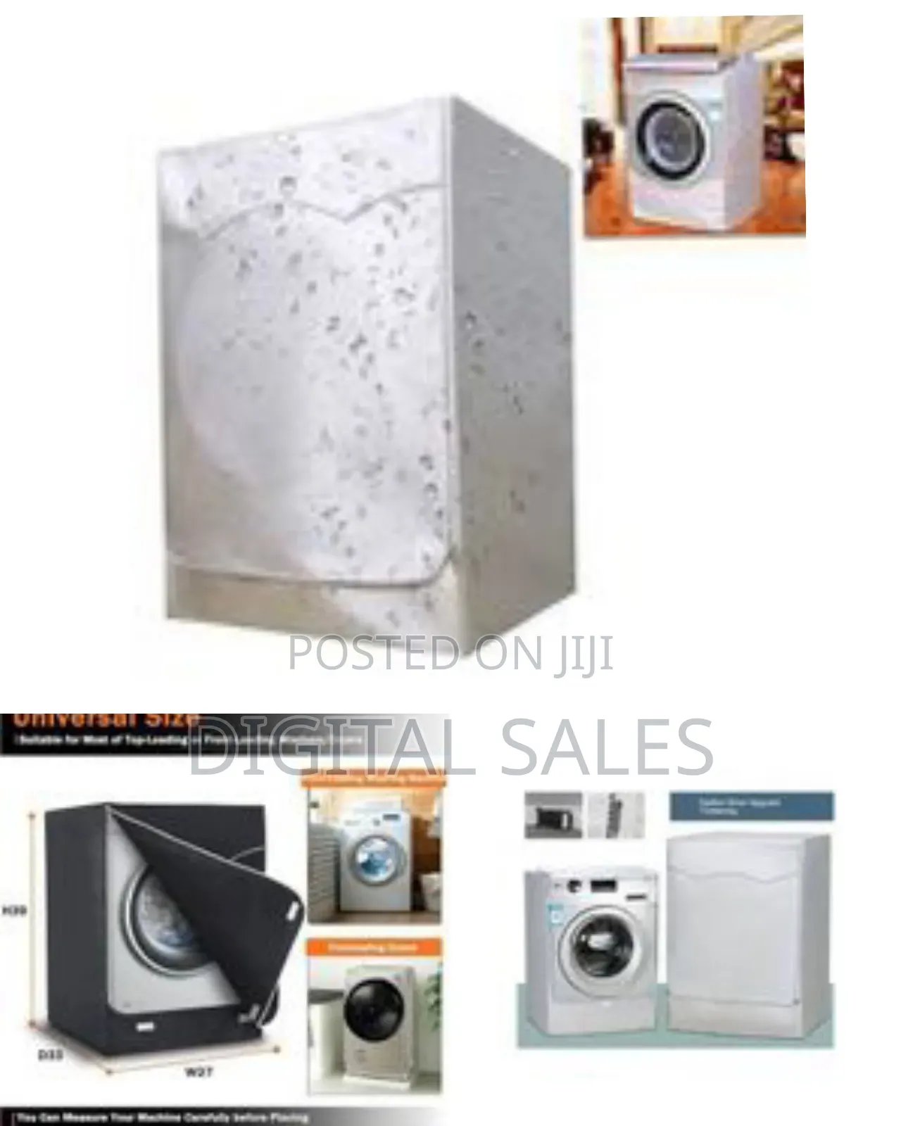 Universal Protective Washing Machine and Dryer Cover