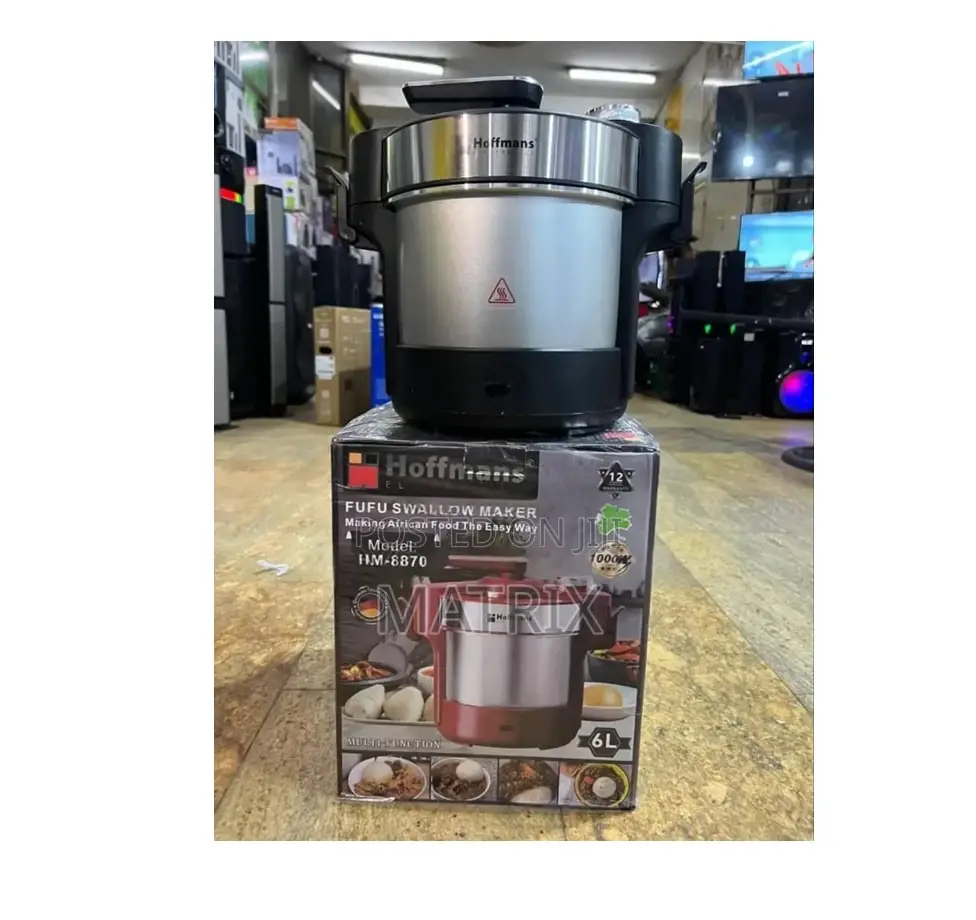 Hoffmans 6l Automatic Kalo, Posho, Ugali Maker Hm8870