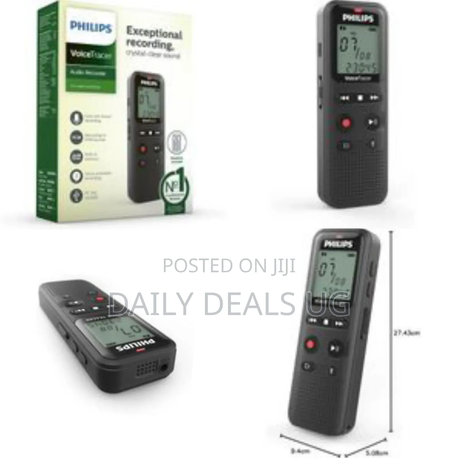Philips Voicetracer Dvt1160 Audio Recorder - Voice Activation Function