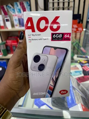New Itel A06 64 GB Black