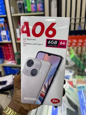New Itel A06 64 GB Black