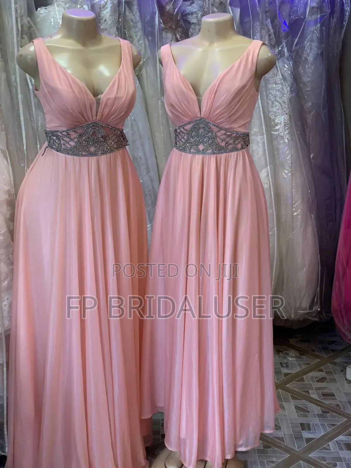 Bridesmaids Dresses Dark Peach X 6pcs