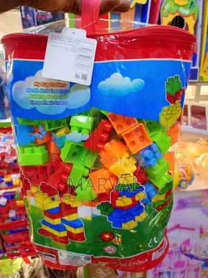 Large PCS Bug Buddies Building Blocks for Children.