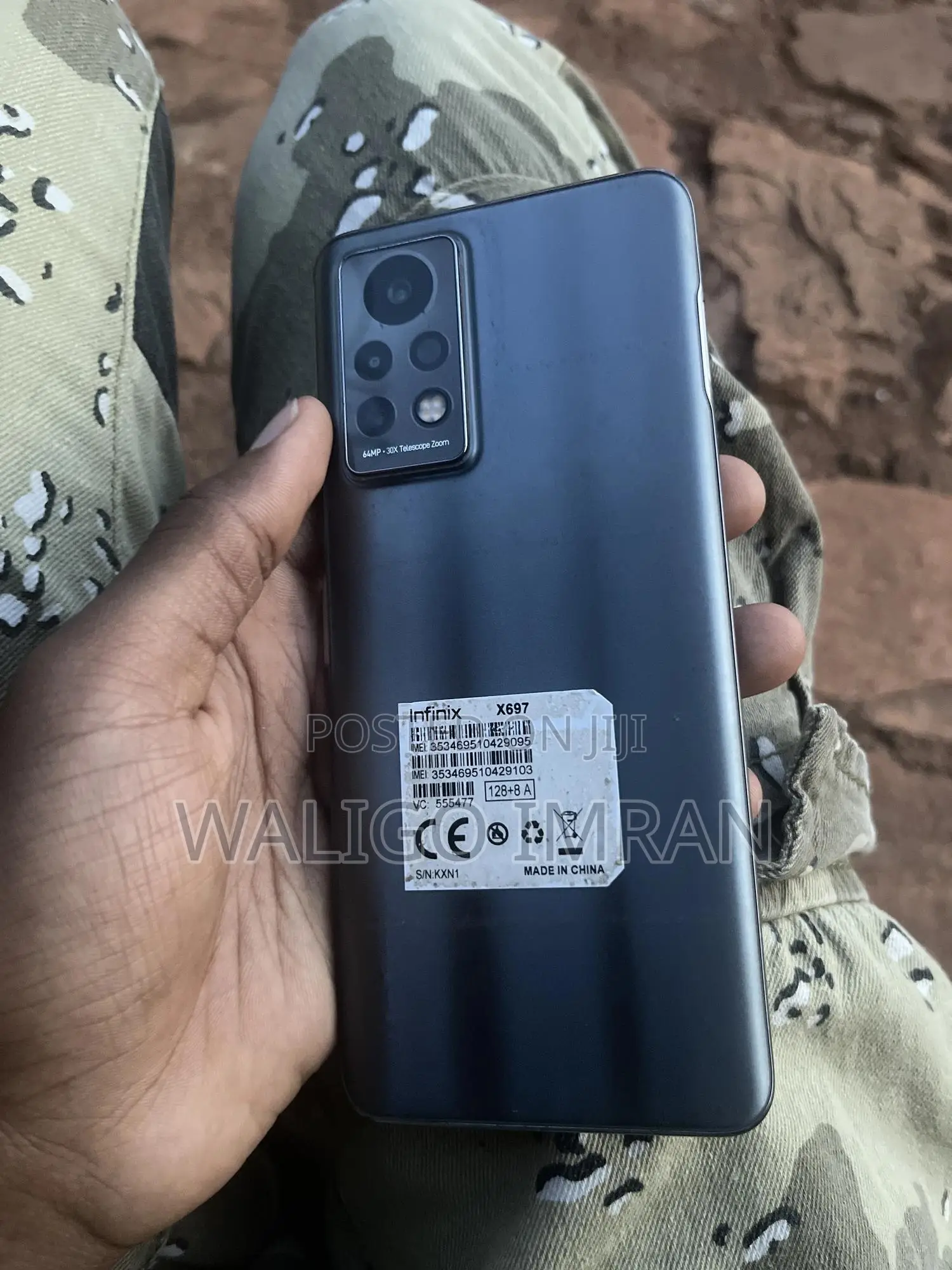 Infinix Note 10 128 GB Black