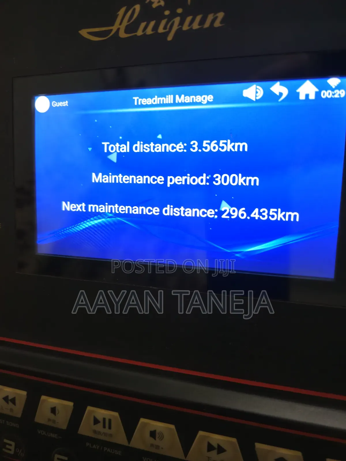 Huijun Smart Treadmill With Smart Android Display