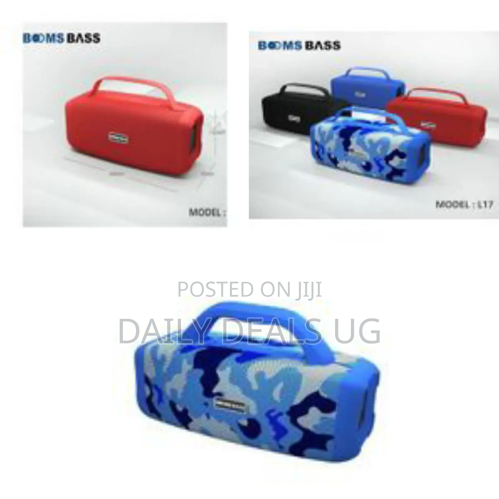 Bluetooth Speaker With a Boom Base Sound - Multicolor