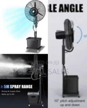 Misting Pedestal Fan: Powerful Outdoor Cooling System