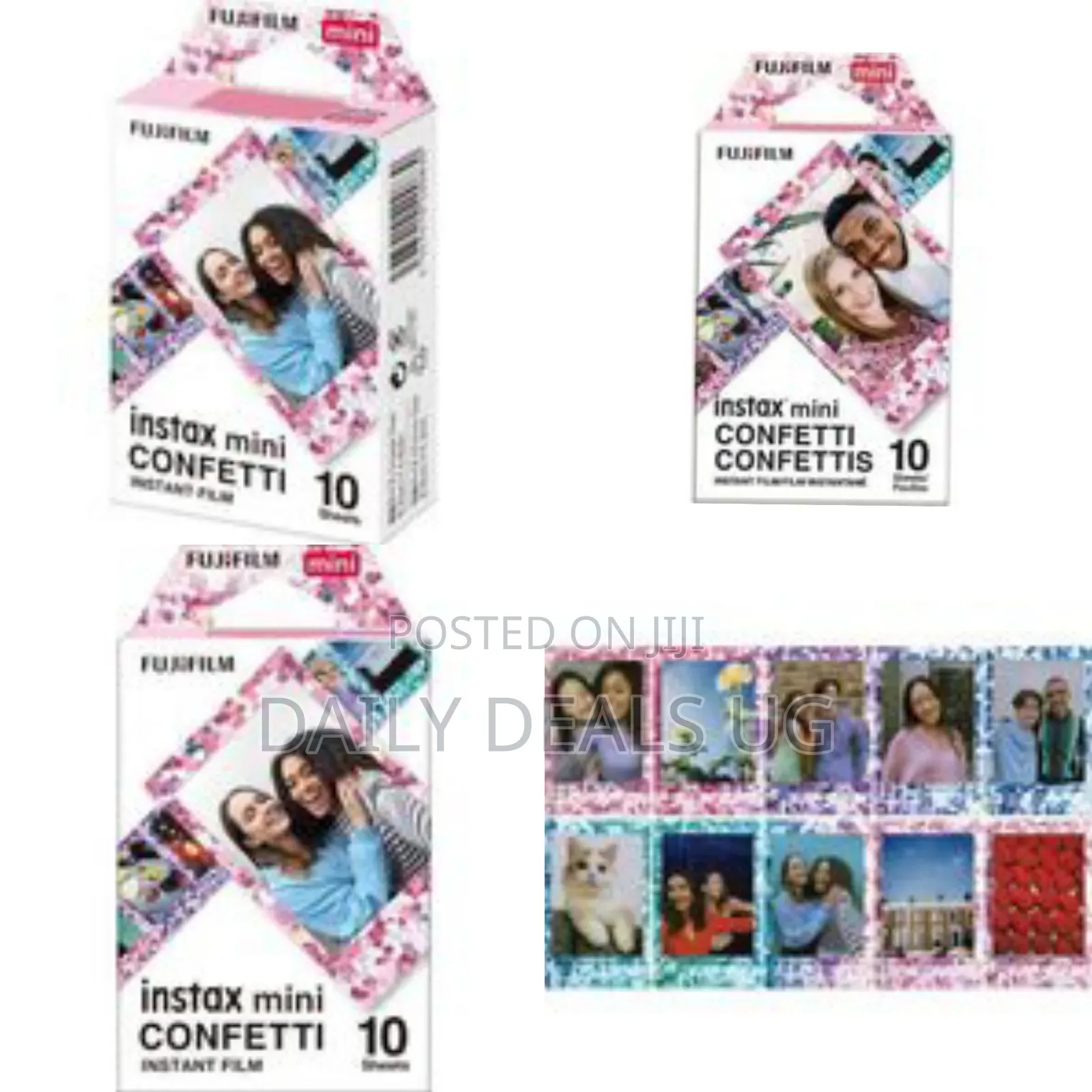 Fujifilm Instax Mini Confetti Instant Film - Multicolor