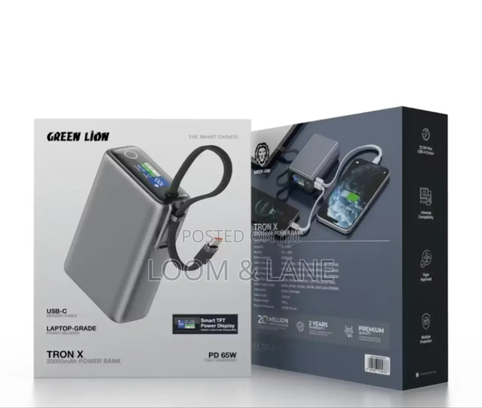 Greenlion 25000mah 100watts Portable Multifunction Laptop Power Bank