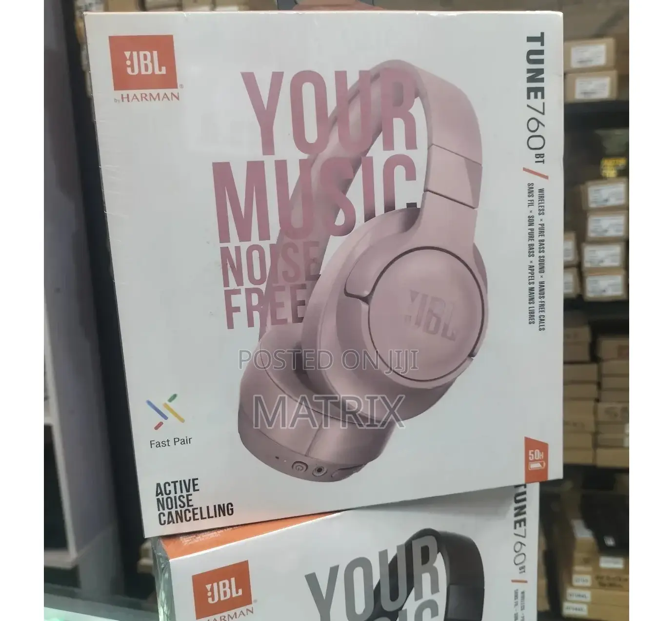 JBL Headphones Tune 760nc Wireless Over-Ear Headphones