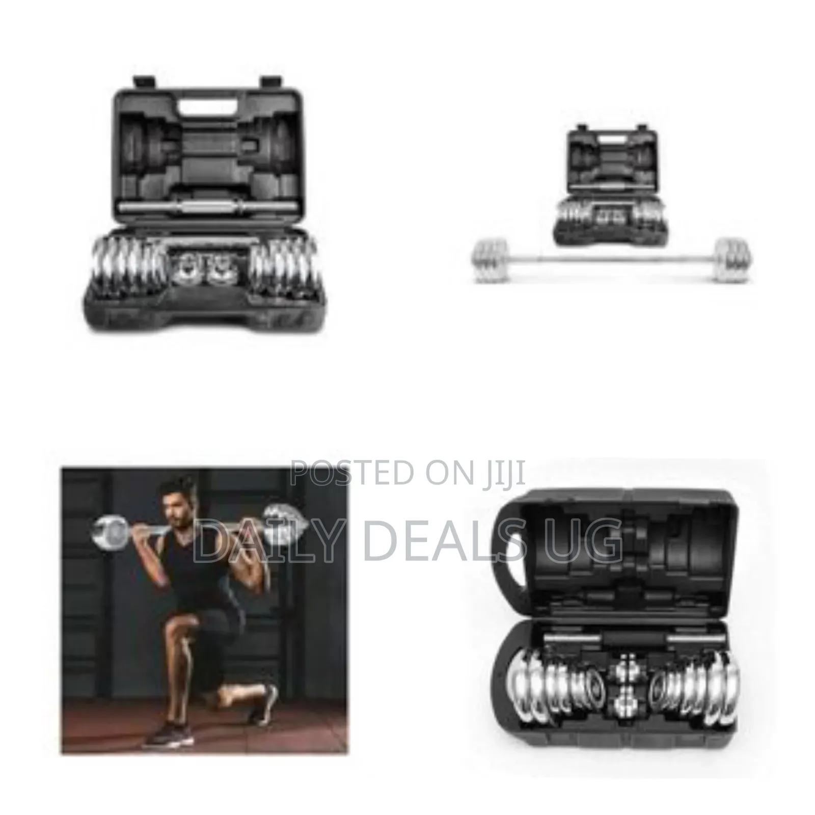 Adjustable Dumbbell and Barbell Set