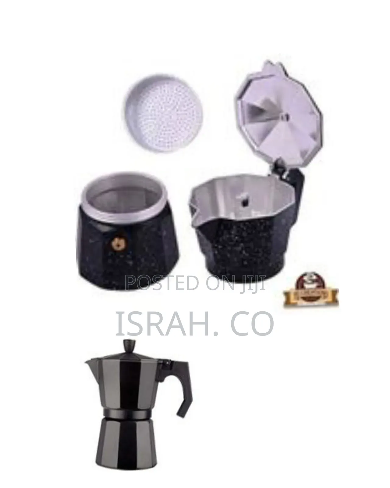 Classic Stovetop Espresso / Moka Pot - Multicolor