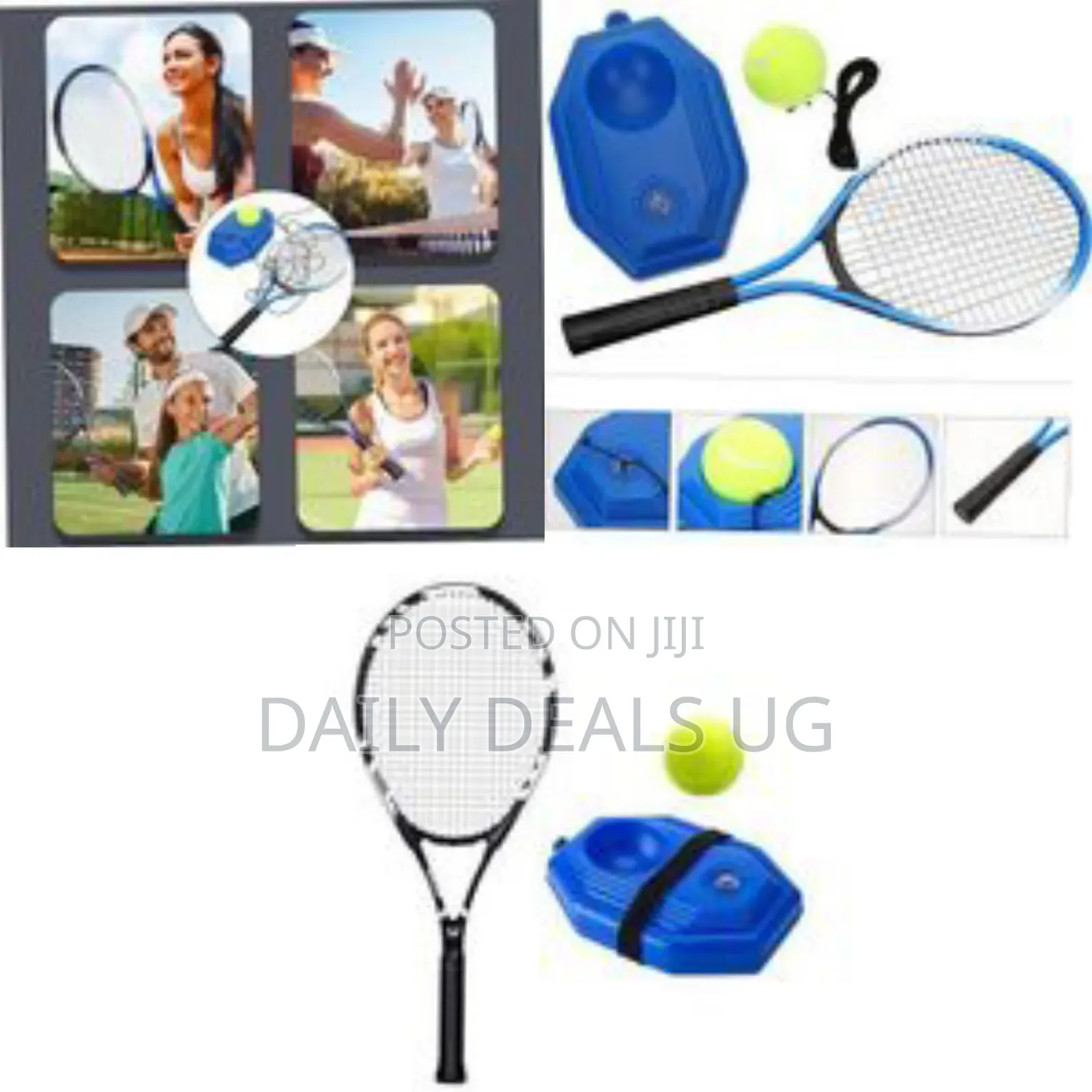 Complete Tennis Practice Set - Racket Rebounder - Multicolor