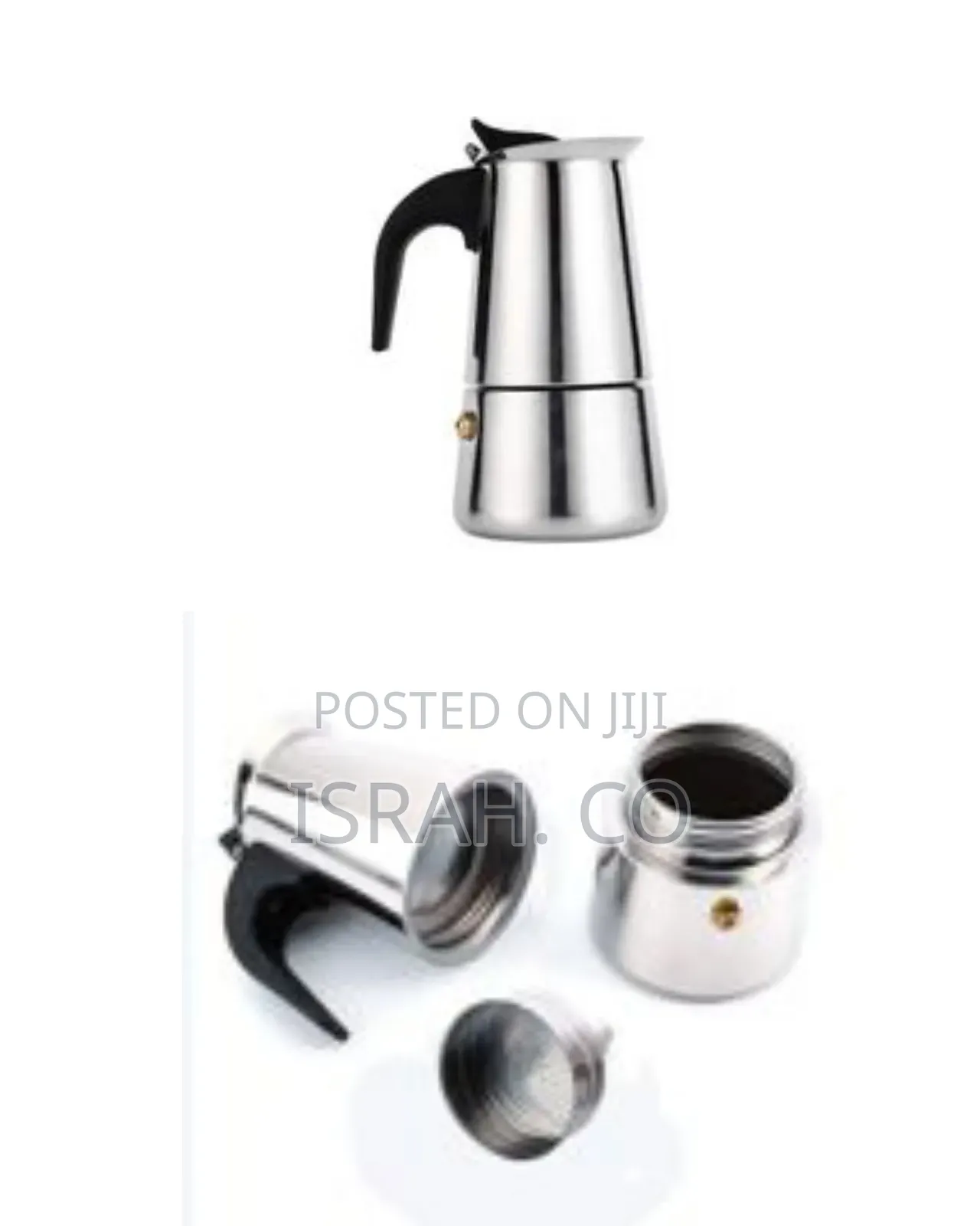 Classic Stovetop Moka Pot Coffee Maker