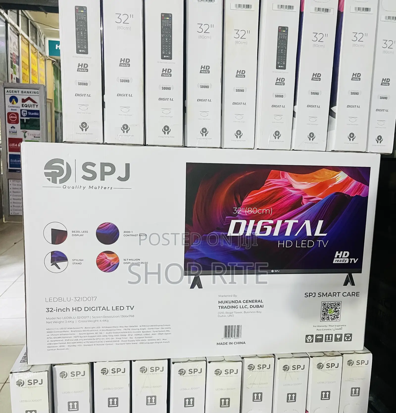 SPJ 32 Inches Authentic Free to Air Digital Advanced TVS