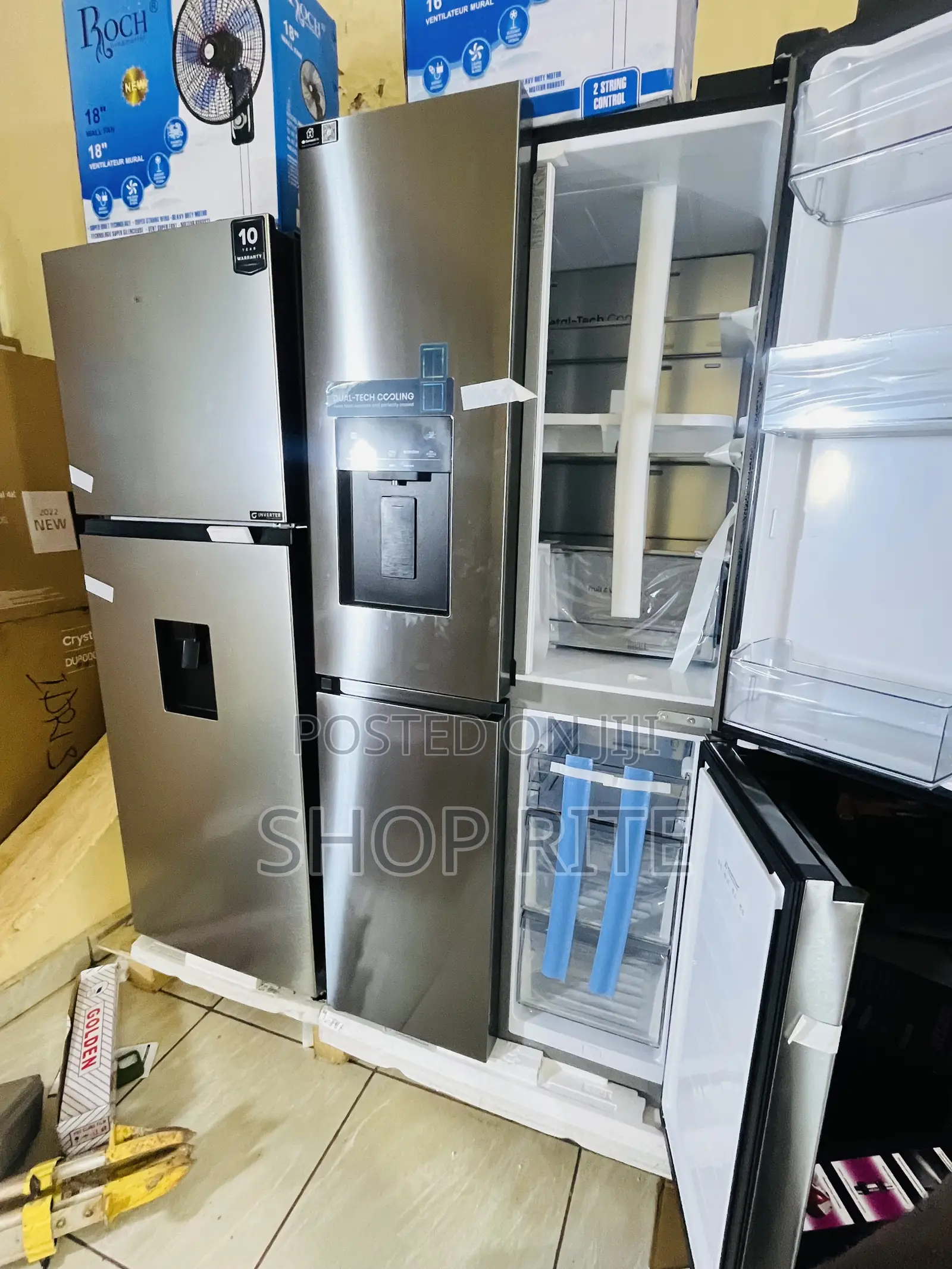 Hisense 610 Liters 4 Door Refrigerator Freezer Side by Side Americana