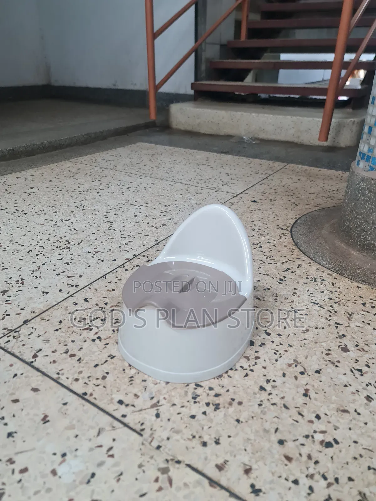Plastic Cream Baby Potty Baby Potty