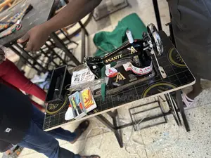 New India Made Sewing Machine1 Complete With Local Stand With Warranty