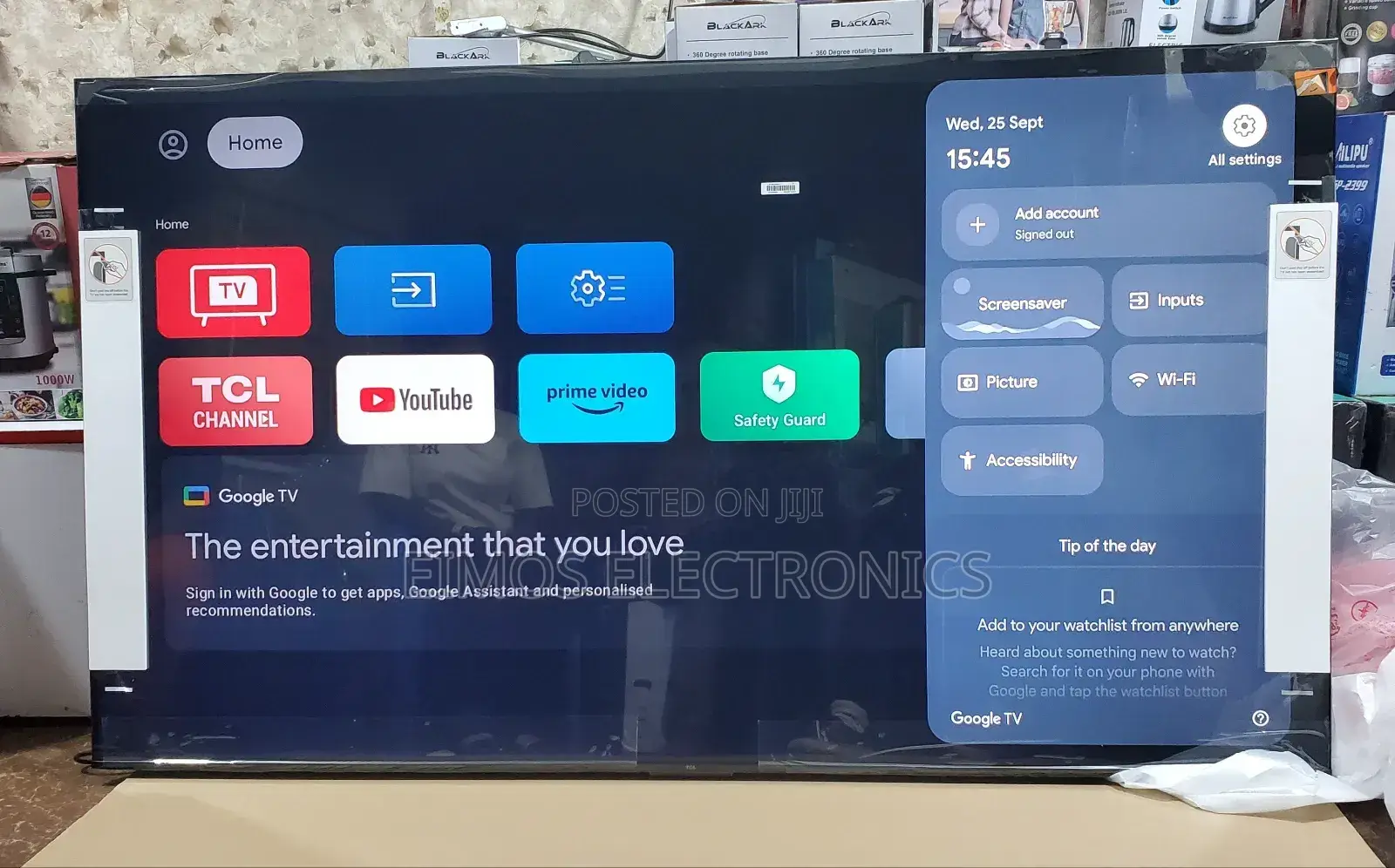 75 Inches TCL Smart Android TVS