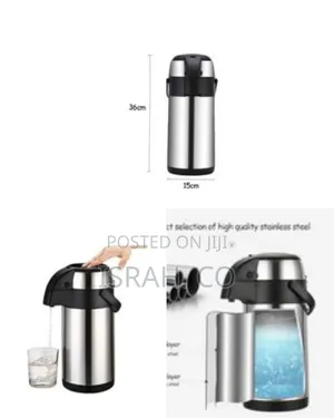 Daydays Stainless Steel Airpot Thermal Carafe With Air Pump Dispenser