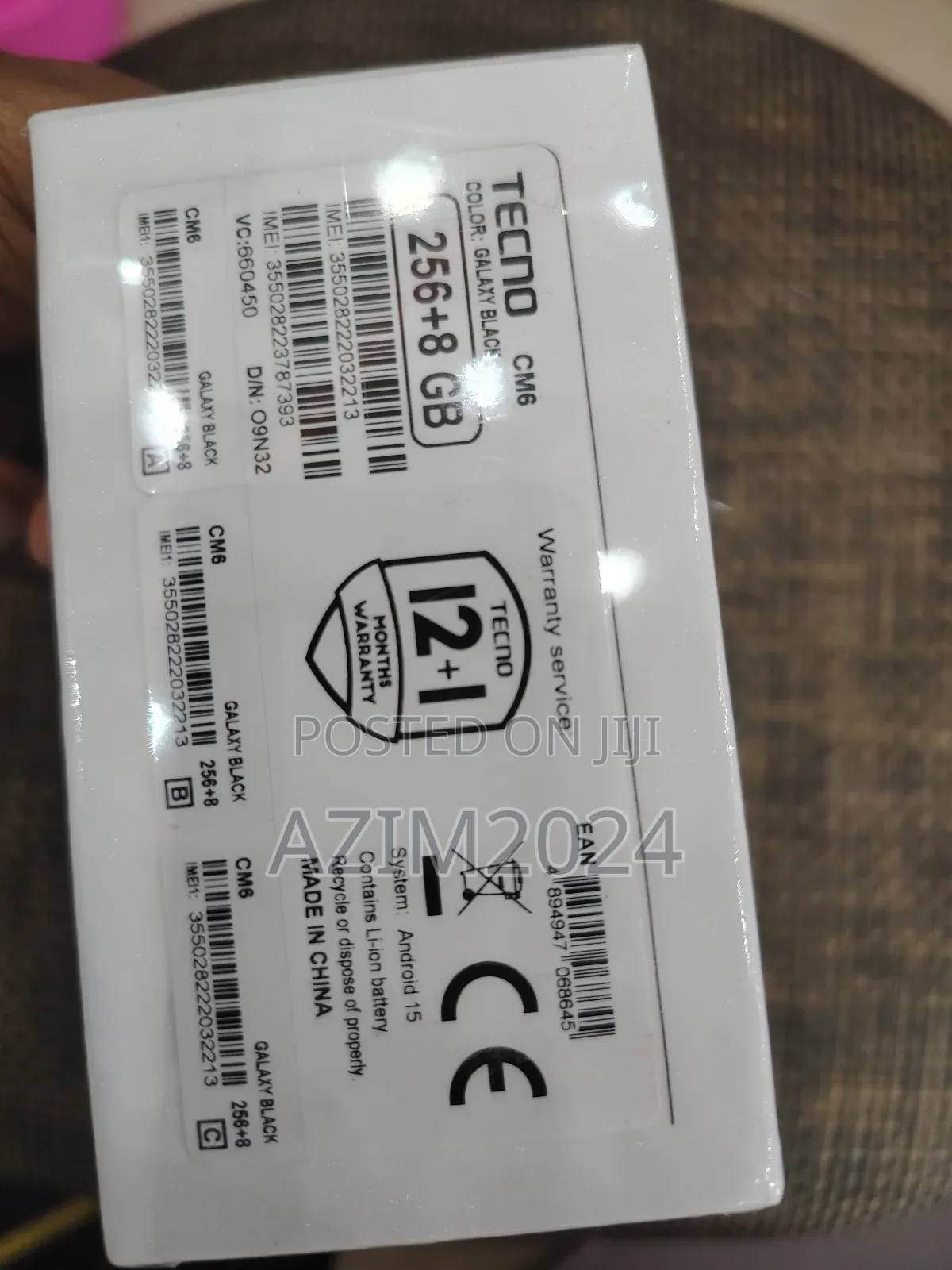 New Tecno Camon 40 Pro 256 GB Blue