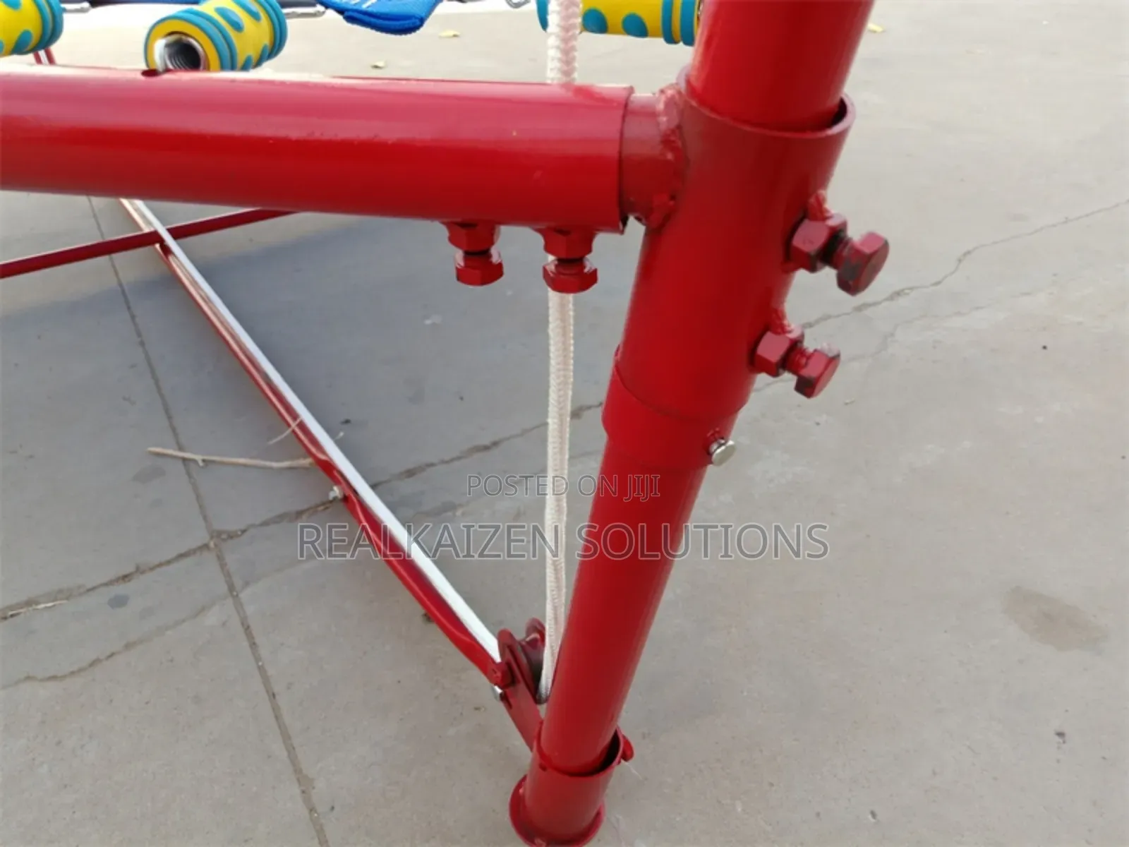 Steel Bungee Jumping Trampoline With Safety Harness
