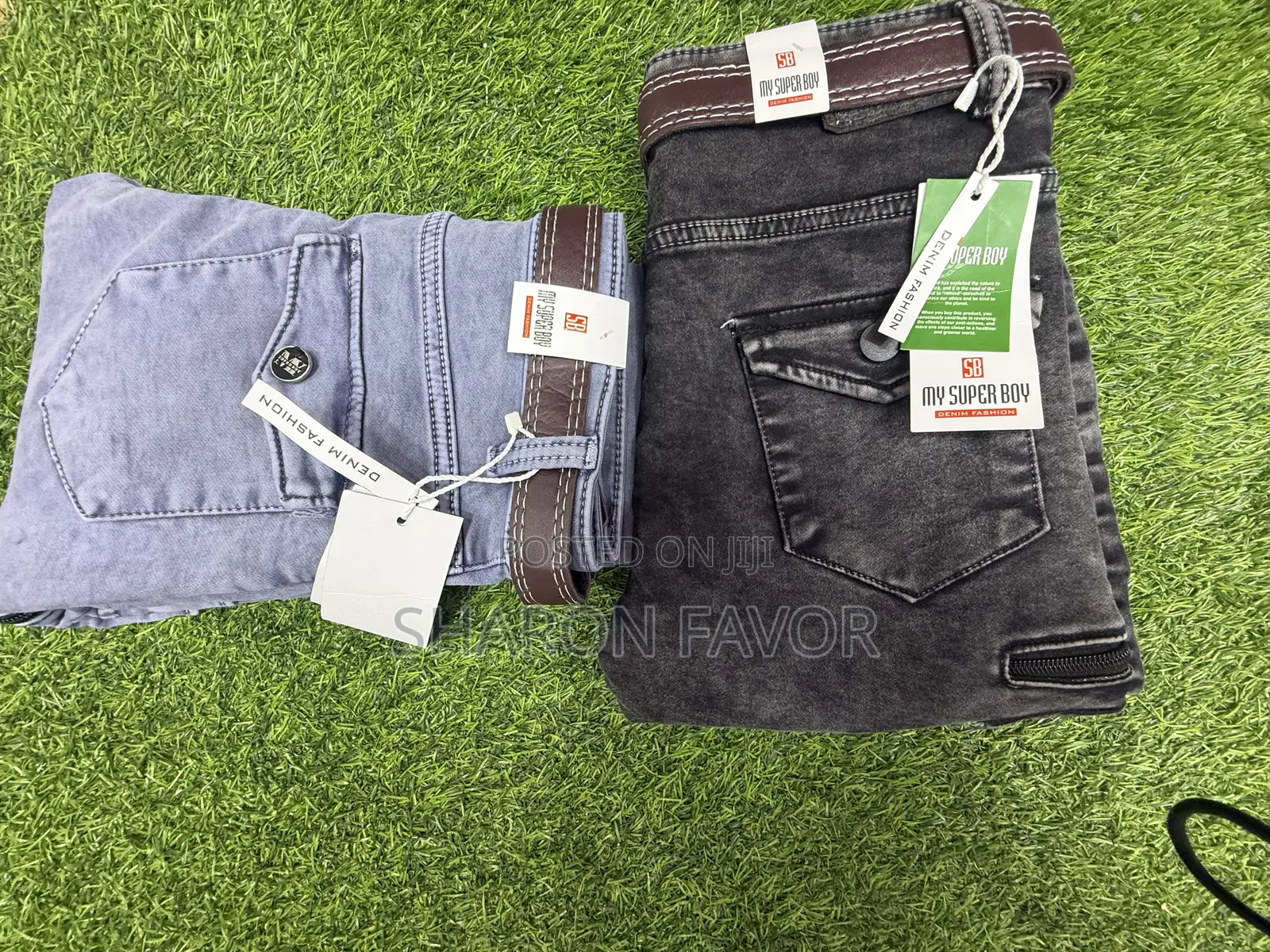 Boys Pocket Jeans
