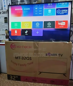 Mitech 32" Smart Tv With Screen Mirroring