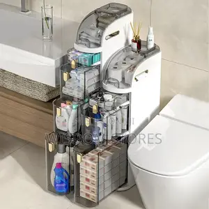Toilet Paper Holder With Storage for Small Spaces Big
