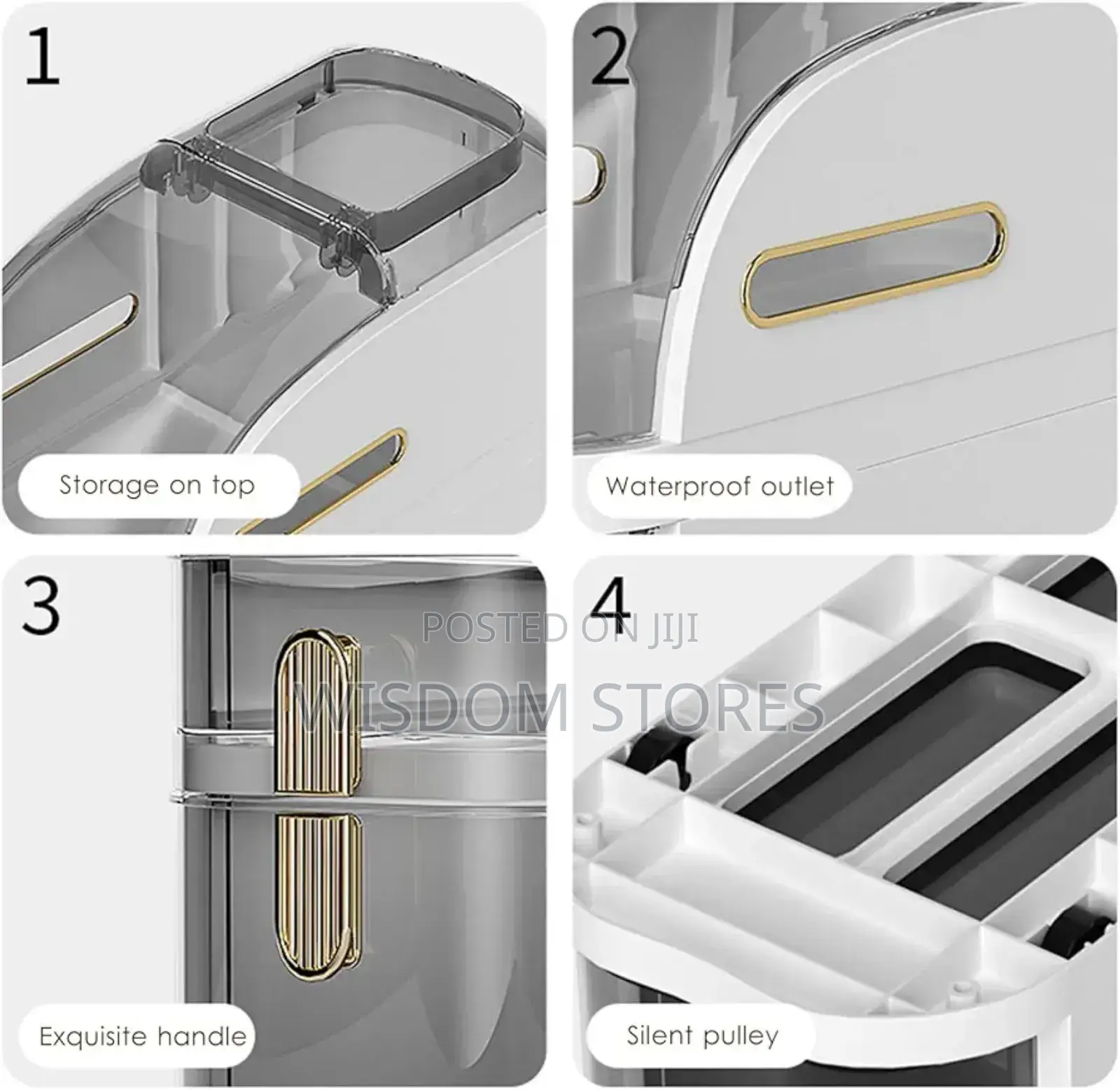 Toilet Paper Holder With Storage for Small Spaces Big