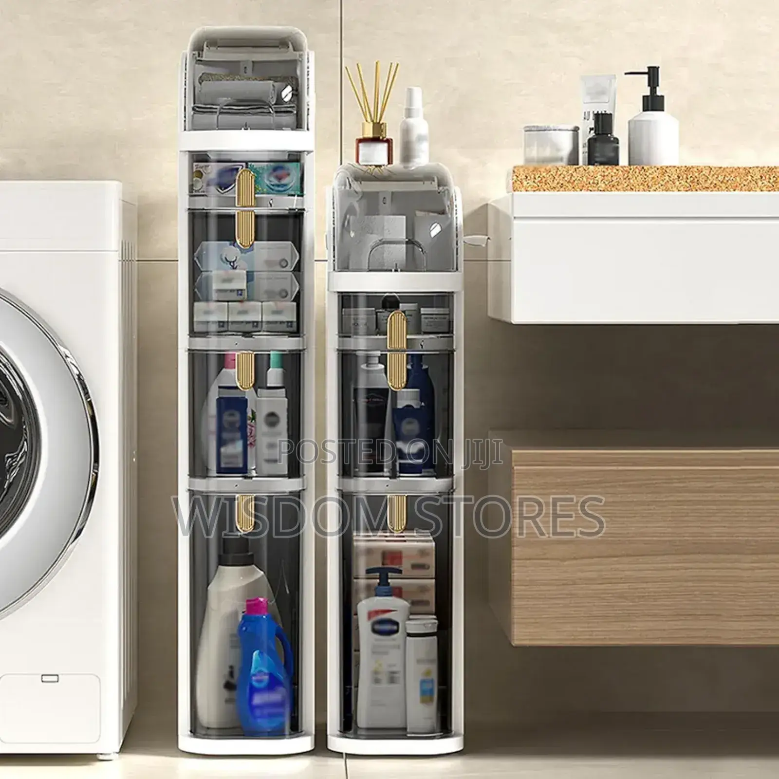 Toilet Paper Holder With Storage for Small Spaces Big