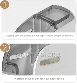 Toilet Paper Holder With Storage for Small Spaces Big