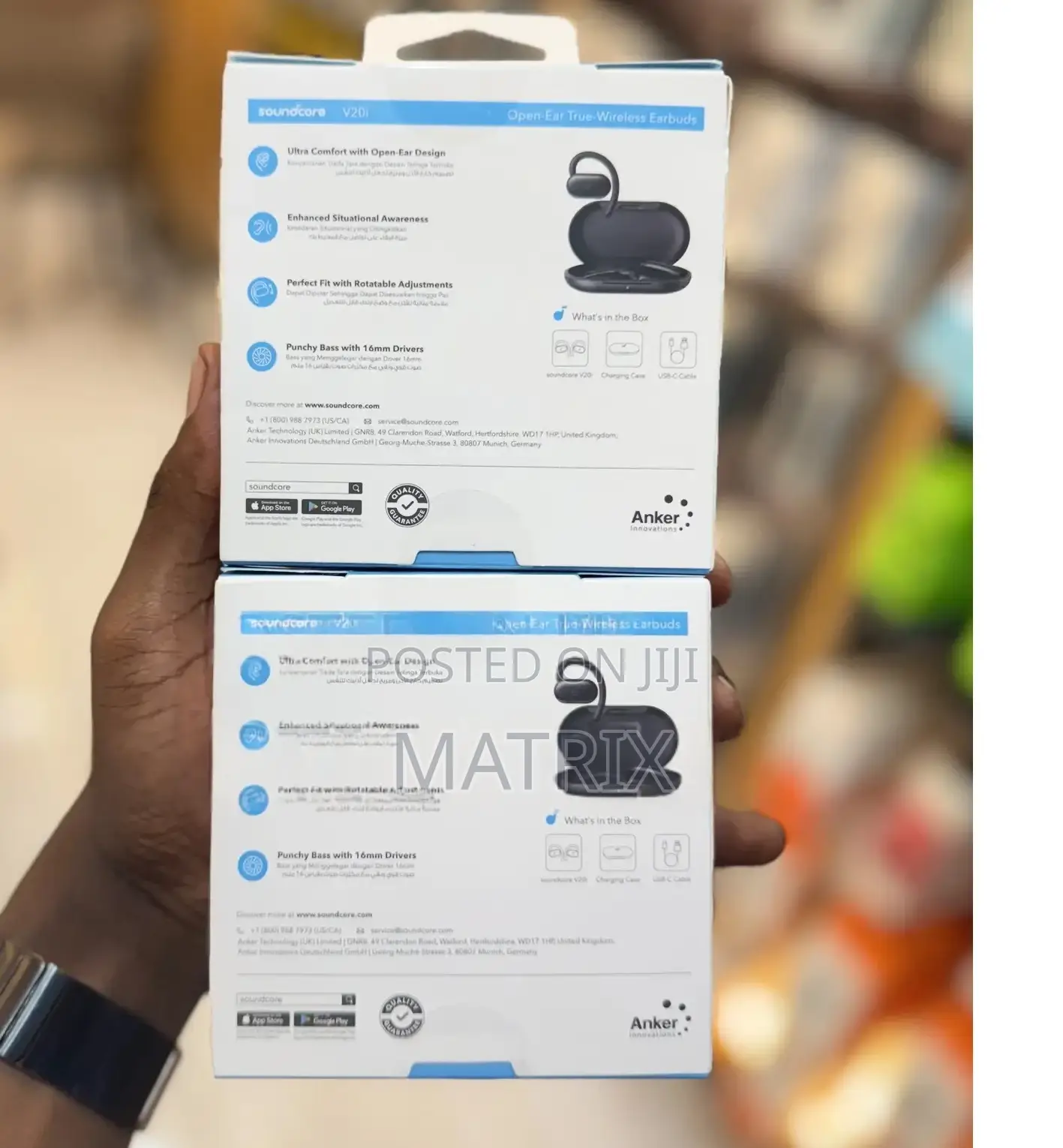 Anker V20i Open Ear Sport Headphones, Earbuds