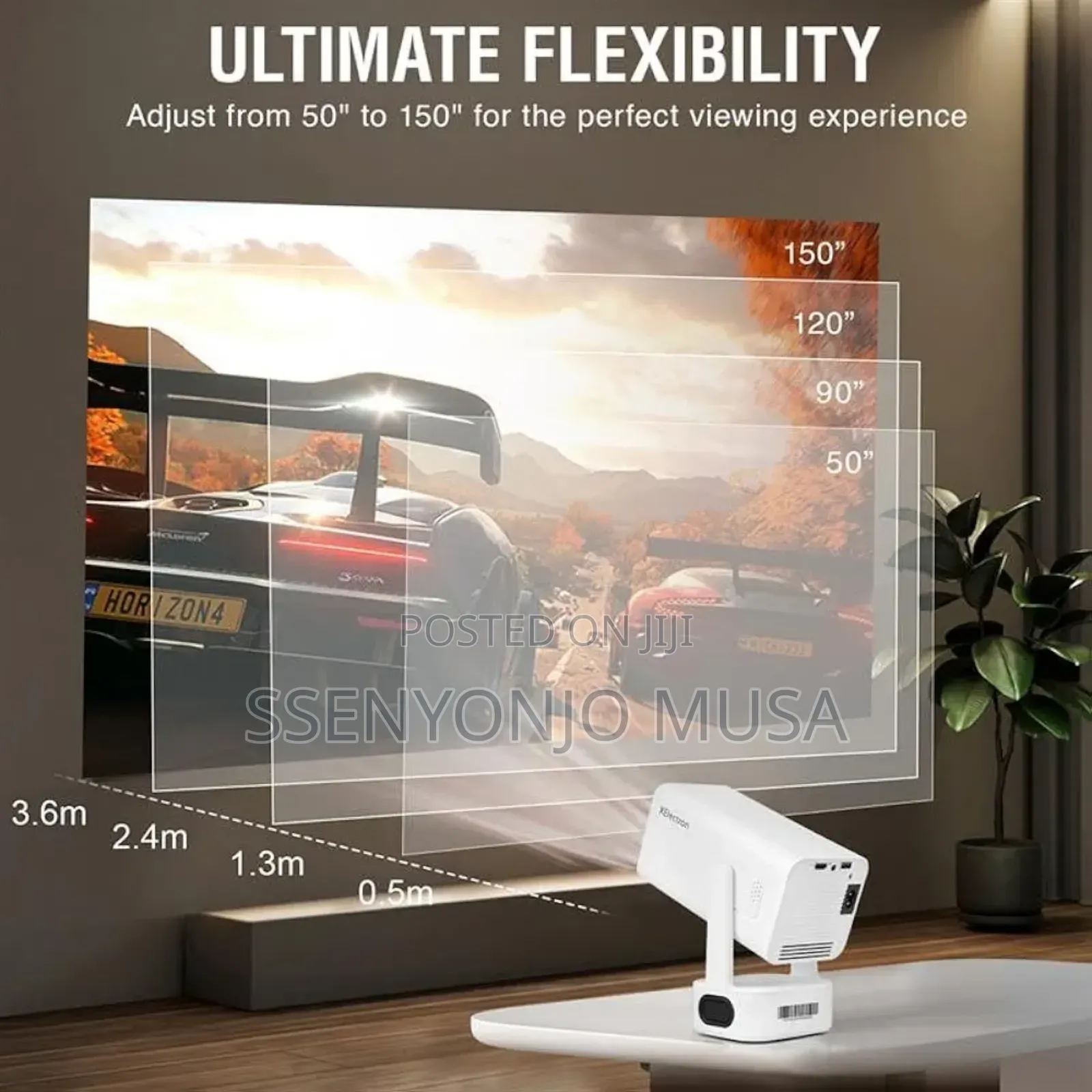 Smartbarry Ht13 Plus Android 13 Smart Projector | Support | 1080p