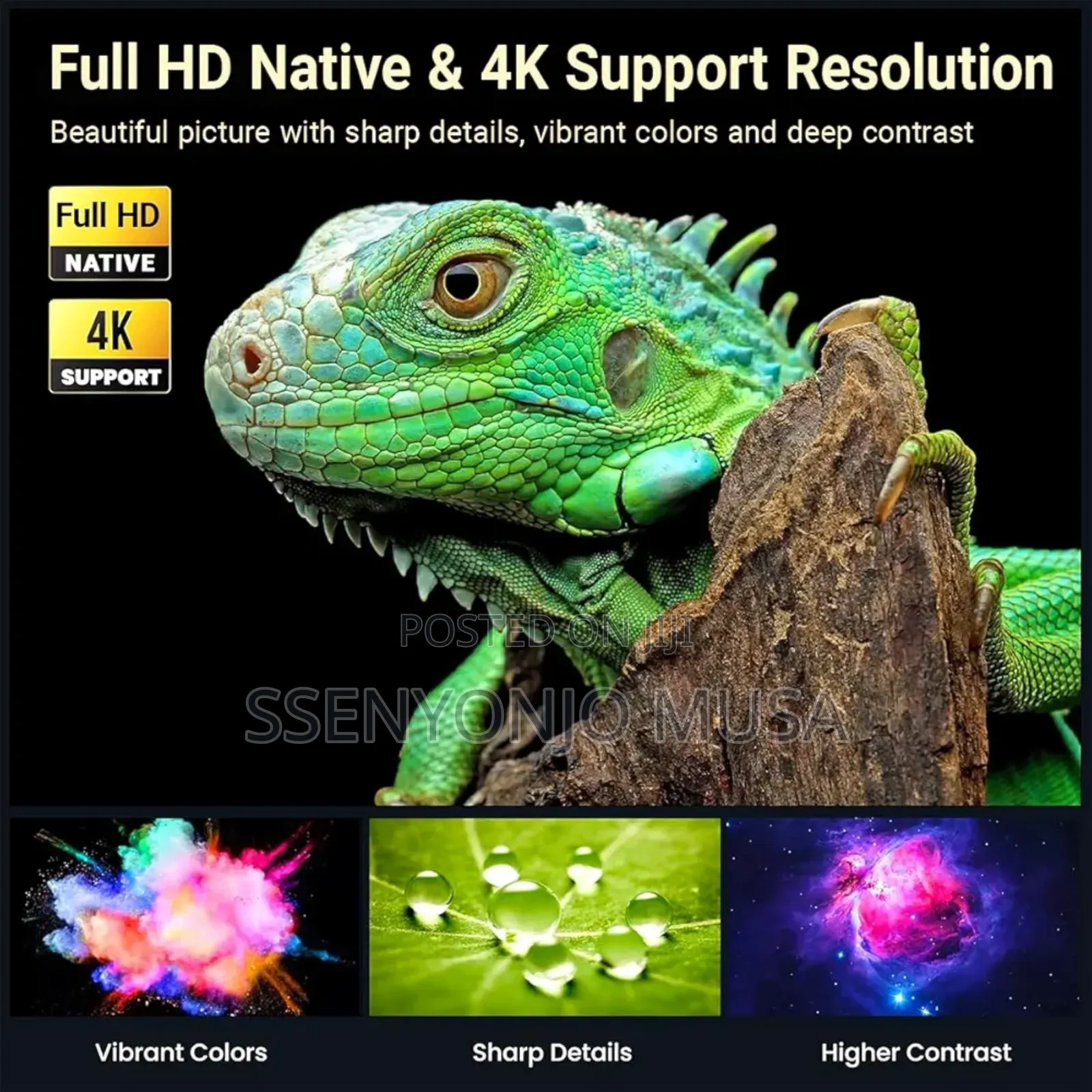 Smartbarry Ht13 Plus Android 13 Smart Projector | Support | 1080p