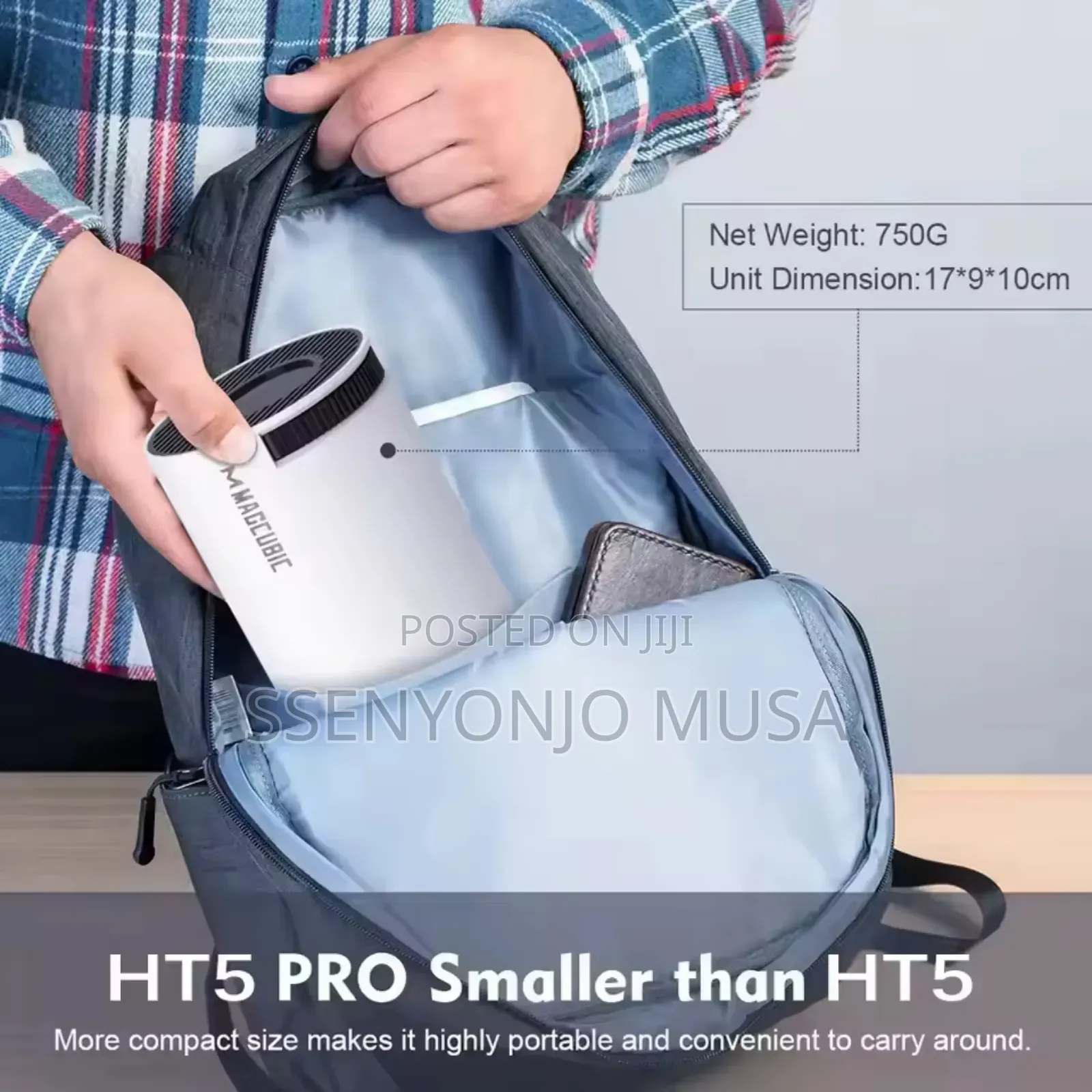 Smartbarry Ht5 Pro Mini Smart Projector | Android 11 | Native 720p